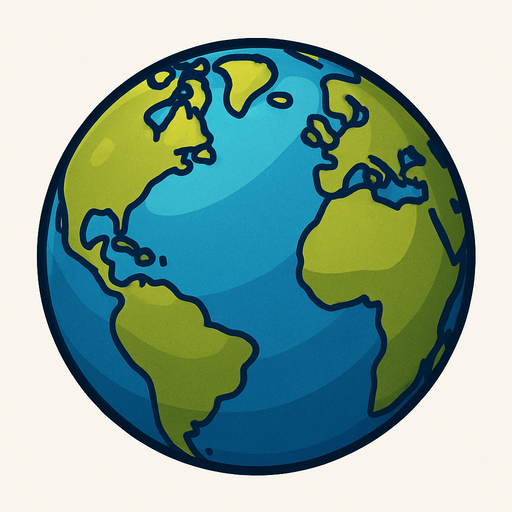 earth.
In-Game asset.  2d.  No shadows
