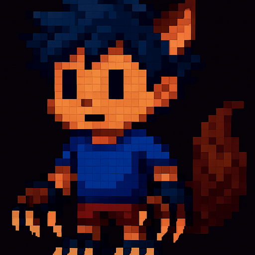 Garras de lobo, pixelart