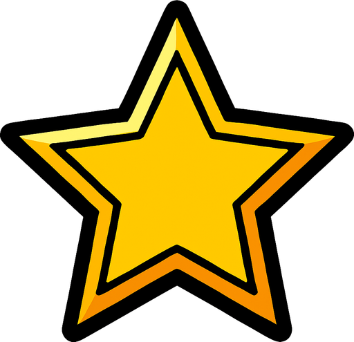 Yıldız.
In-Game asset.  2d.  High contrast.  No shadows