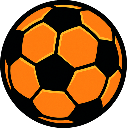 football ball.
In-Game asset.  2d.  High contrast.  No shadows