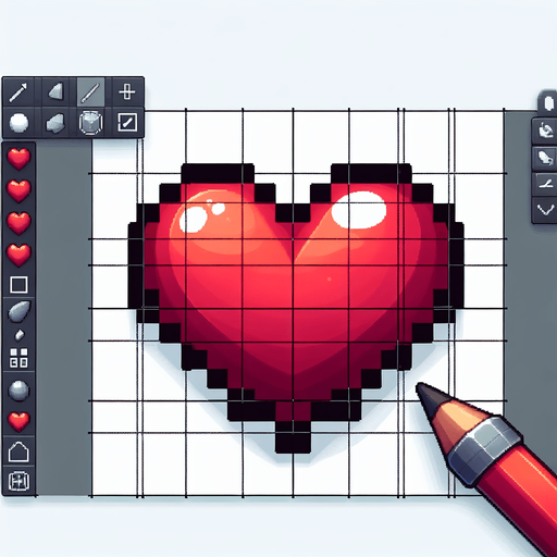 heart.
Single Game Texture. In-Game asset. 2d. Blank background. High contrast. No shadows.