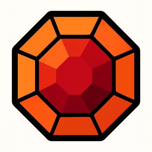 Gema.
In-Game asset.  2d.  High contrast.  No shadows