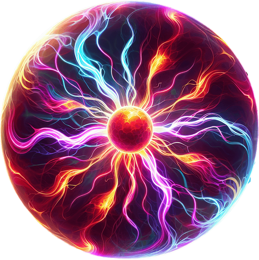 plasma ball
Single Game Texture. In-Game asset. 2d. Transparent background. High contrast. No shadows.
