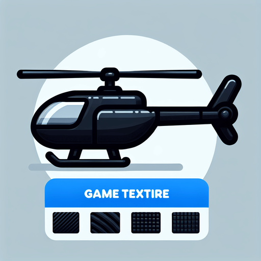 A helicopter 2d black colour.
Single Game Texture. In-Game asset. 2d. Blank background. High contrast. No shadows.
