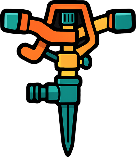 Aspersor.
In-Game asset.  2d.  High contrast.  No shadows