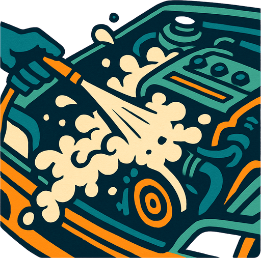 engine wash photo.
In-Game asset.  2d.  High contrast.  No shadows