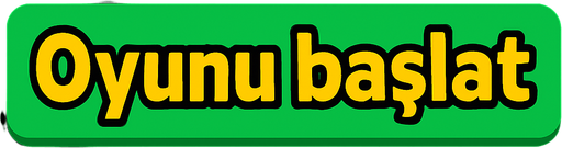 600x120 size  box, Oyunu başlat text yazısı.
In-Game asset.  2d.  High contrast.  No shadows