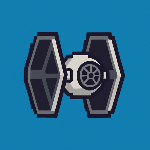 Make a star War flapy bird.
In-Game asset.  2d.  No shadows