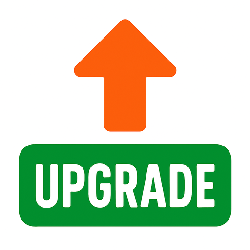 upgradeIndicator.
In-Game asset.  2d.  High contrast.  No shadows