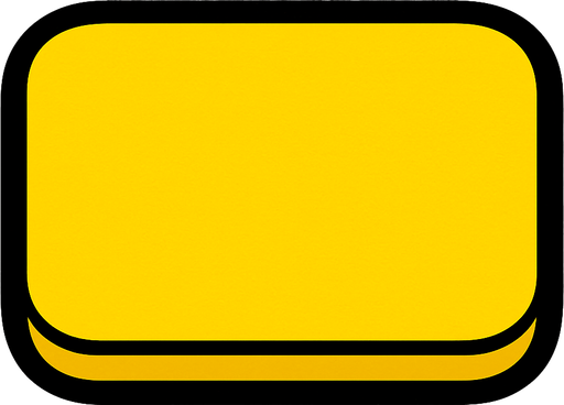 Bana bir adet sarı bir buton yap.
In-Game asset.  2d.  High contrast.  No shadows