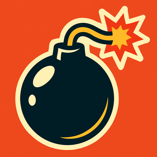 Bomba.
In-Game asset.  2d.  High contrast.  No shadows