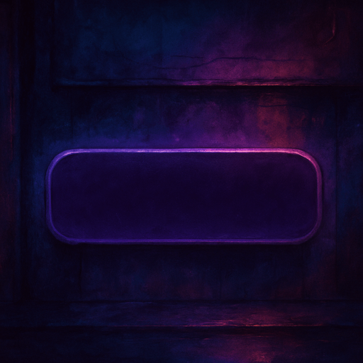 semi-realistic comic book style, moody neon lighting, lo-fi urban atmosphere, rich textures, cinematic framing, purple and blue tones, soft gradients, ambient reflections