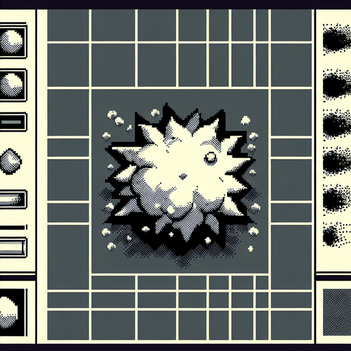 2d snes dust particle.
Single Game Texture.  In-Game asset.  2d.  Blank background.  High contrast.  No shadows