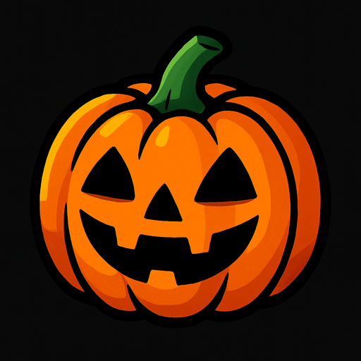 Citrouille.
In-Game asset.  2d.  High contrast.  No shadows