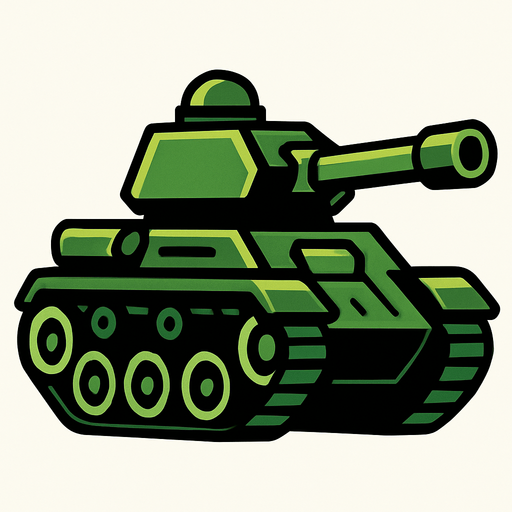 Tank.
In-Game asset.  2d.  High contrast.  No shadows
