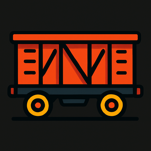 Vagon.
In-Game asset.  2d.  High contrast.  No shadows