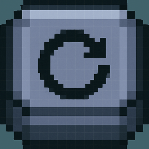 Can you change the icon on the middle of the button to show a rotation arrow?