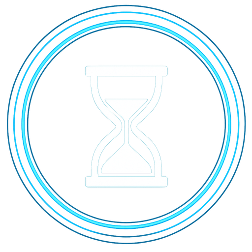 white hourglass icon