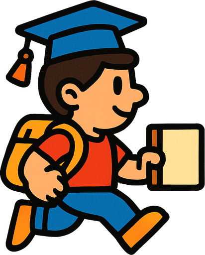 The education 2d player video game 2d player.
In-Game asset.  2d.  High contrast.  No shadows