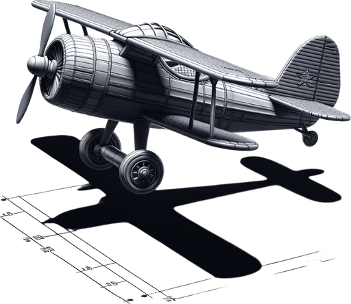 самолет игрушечный, вид сбоку..
Single Game Texture. In-Game asset. 2d. Blank background. High contrast. No shadows.