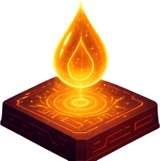 Magic hologram glowing light