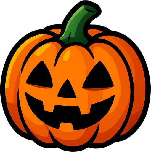 Citrouille.
In-Game asset.  2d.  High contrast.  No shadows