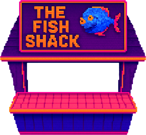 Change the sign to say “The Fish Shack” and make the window larger.