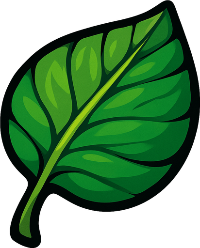 Leaf.
In-Game asset.  2d.  High contrast.  No shadows