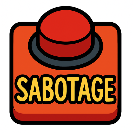 among us sabotageReactorButton.
In-Game asset.  2d.  High contrast.  No shadows