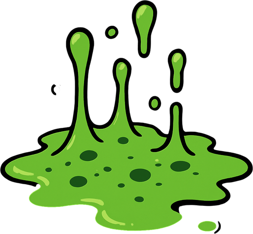 snot.
In-Game asset.  2d.  High contrast.  No shadows