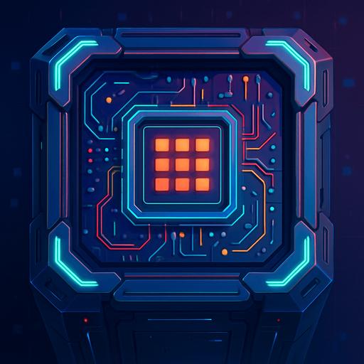 Pack top square of tower facing the screen to use it as a grid. future. seen from above. HD colors.