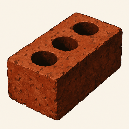 Un ladrillo realista.
In-Game asset.  2d.  High contrast.  No shadows. Realista