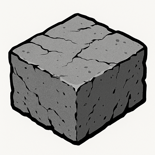 gray cement.
In-Game asset.  2d.  High contrast.  No shadows