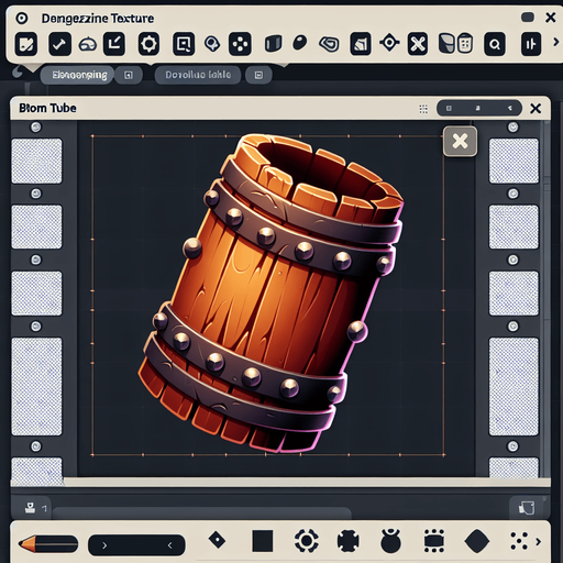 drop bom tube.
Single Game Texture.  In-Game asset.  2d.  Blank background.  High contrast.  No shadows