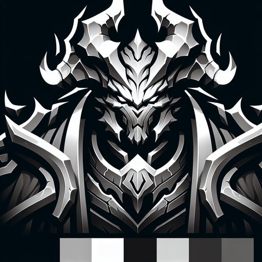 Boss.
Single Game Texture.  In-Game asset.  2d.  Blank background.  High contrast.  No shadows