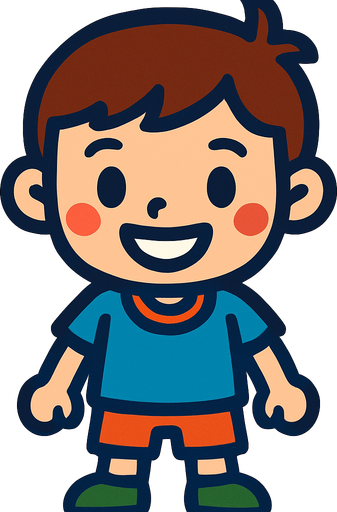 he is boy. my son.
In-Game asset.  2d.  High contrast.  No shadows