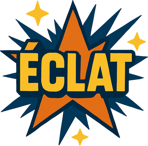 éclat.
In-Game asset.  2d.  High contrast.  No shadows