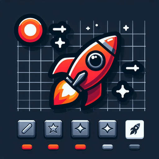rocket powerups.
Single Game Texture.  In-Game asset.  2d.  Blank background.  High contrast.  No shadows