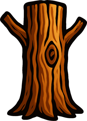 agaç gövdesi 2d.
In-Game asset.  2d.  High contrast.  No shadows