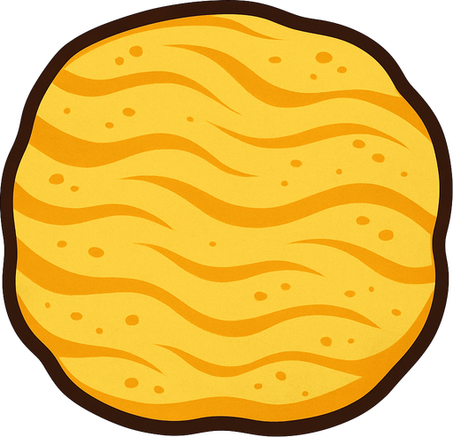 sand.
In-Game asset.  2d.  High contrast.  No shadows