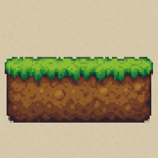 16 bit ground image.
In-Game asset.  2d