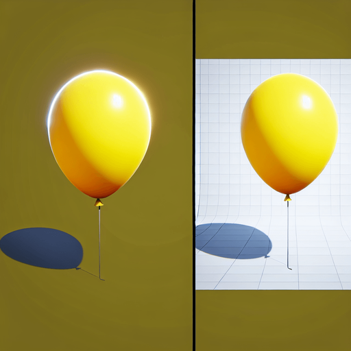 balon sarı.
Single Game Texture.  In-Game asset.  2d.  Blank background.  High contrast.  No shadows