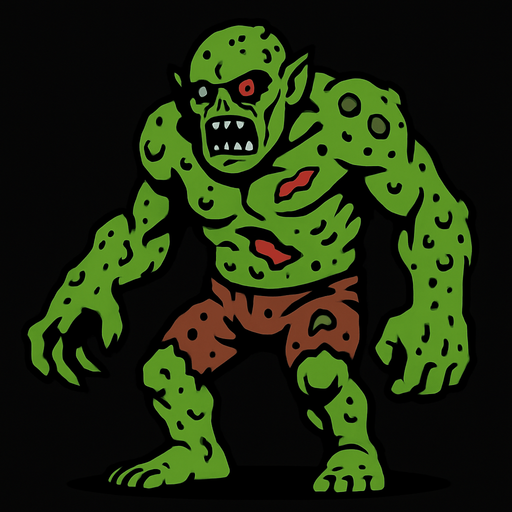 mutant.
In-Game asset.  2d.  High contrast.  No shadows