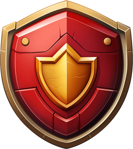 Round powerup. Shield icon
Single Game Texture. In-Game asset. 2d. Pixelart. White background. Blank background. Low detail. High contrast.