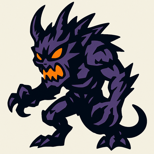 Enemy.
In-Game asset.  2d.  High contrast.  No shadows