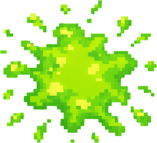 acid splash puddle, pixel art, top down, top view
In-Game asset.  2d.  High contrast.  No shadows
