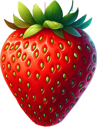 çilek.
Single Game Texture. In-Game asset. 2d. Blank background. High contrast. No shadows.