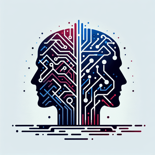 Two stylized head silhouettes (one representing the hero, one the enemy) connected by arcing lines of digital energy or circuit patterns. Color could be a mix of blue (control) and maybe red/purple (target)..
Single Game Texture.  In-Game asset.  2d.  Blank background.  High contrast.  No shadows