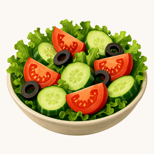 salad - Gerçekçi - Yazısız.
In-Game asset.  2d.  High contrast.  No shadows