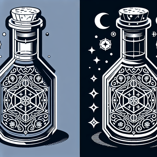 potion.
Single Game Texture. In-Game asset. 2d. Blank background. High contrast. No shadows.